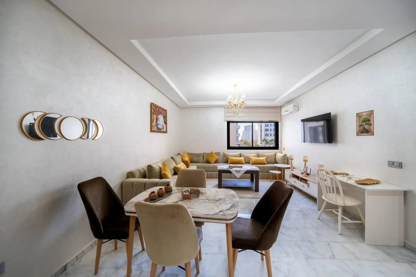Studio Confortable Avec Balcon, Piscine, Jardin Et Aire De Jeux Casablanca